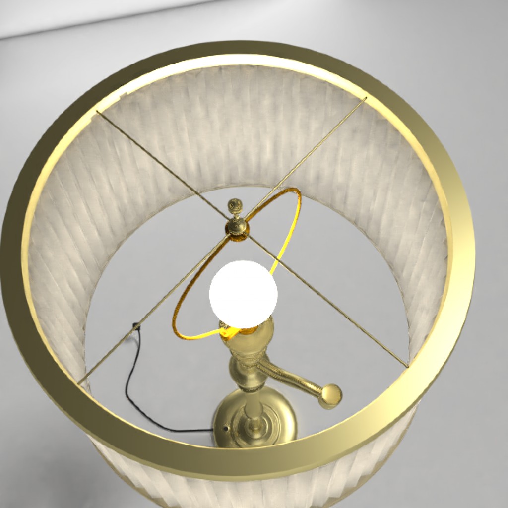 Traditional Swing-Arm Floor Lamp preview image 4